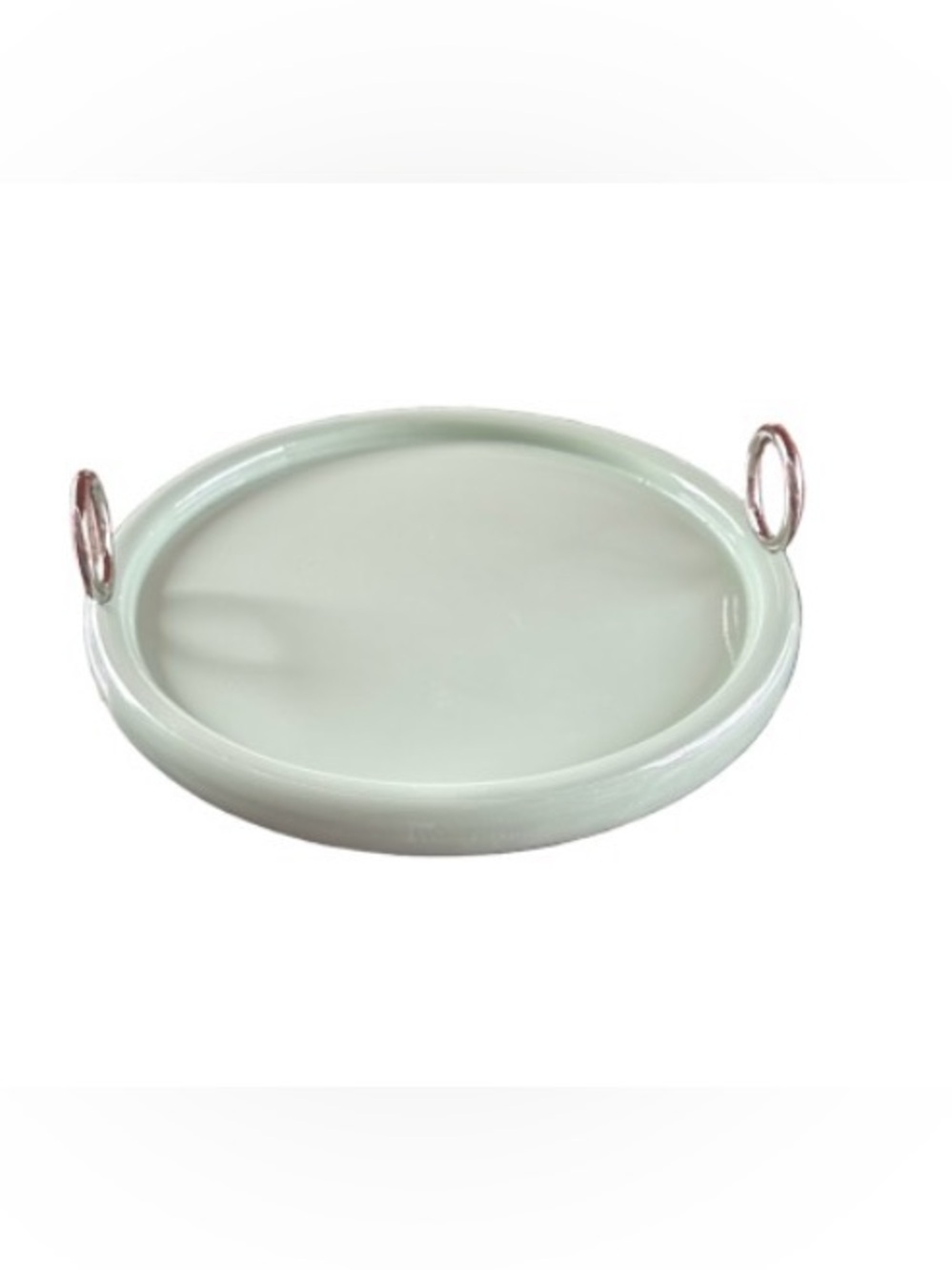 Anthropologie Laquer Bar Tray mint green